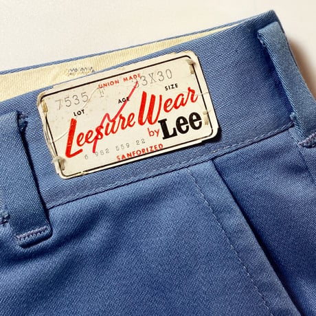 1960's Lee Leesure Wear Tapered Pants Deadstock