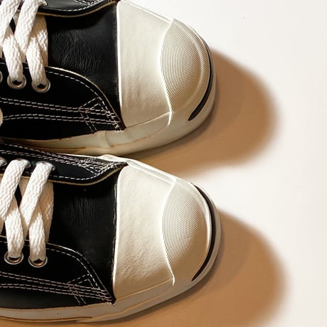 1990's CONVERSE JACK PURCELL Black Leather Low Deadstock