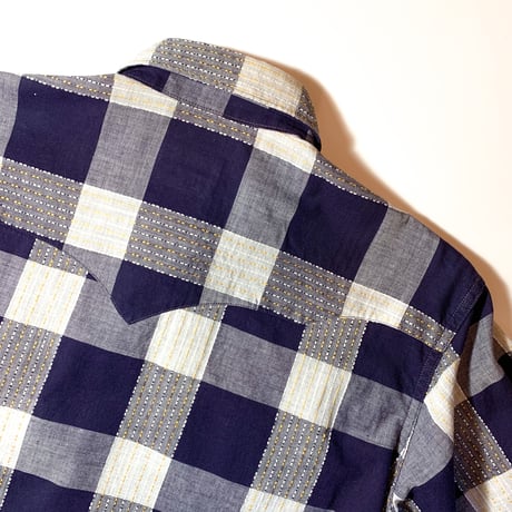 1960's H BAR C Western L/S Shirt