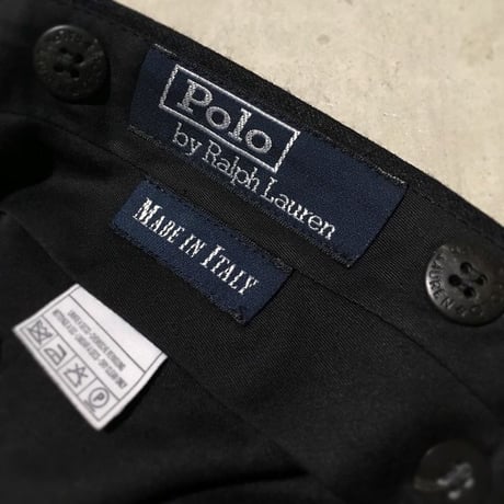 1990's Polo by Ralph Lauren Wool Trousers Made in Italy