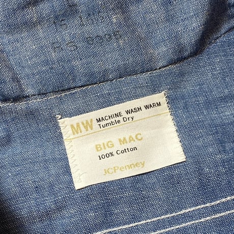 1970's BIG MAC Chambray L/S Shirt Deadstock