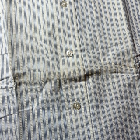 1960's House of Yorke Seersucker S/S Shirt Deadstock