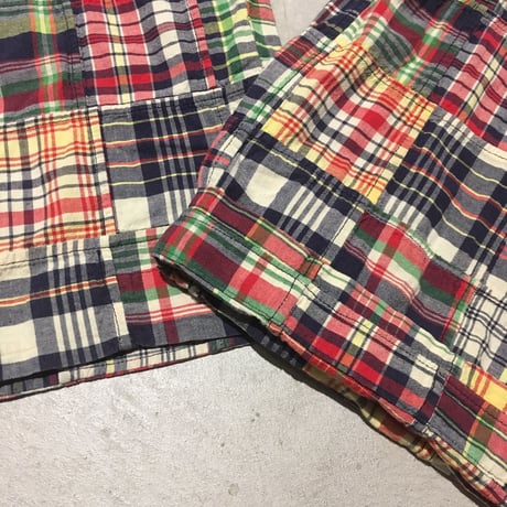 1990〜00's Polo by Ralph Lauren Indian Madras Patchwork Trousers