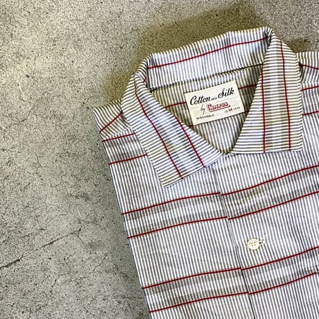 1960's CAMPUS Cotton&Silk S/S Shirt Deadstock
