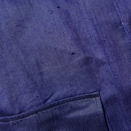 1940's French Military Herringbone Linen Jacket Deadstock
