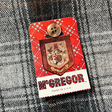 1960's McGREGOR Wool&Rayon L/S Shirt Deadstock