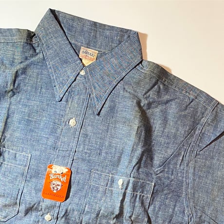 1940〜50's BAREKAT Chambray L/S Shirt Deadstock
