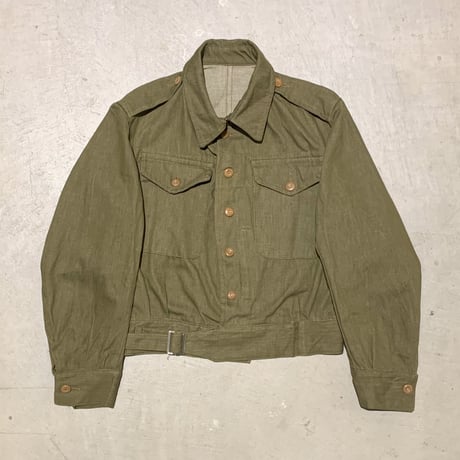 1940's British Army Green Denim Jacket Deadstock