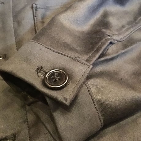 1950's ADOLPHE LAFONT BIack Moleskin Jacket Deadstock