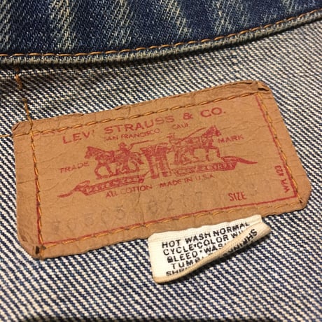 1970's Levi's 70505 Big E Denim Jacket