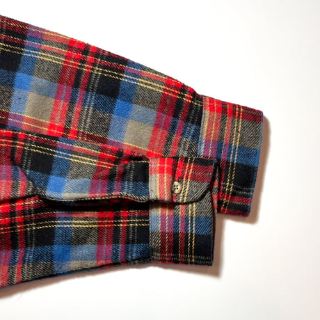 1980's PRIVATE PROPERTY Heavy Flannel L/S Shirt Deadstock