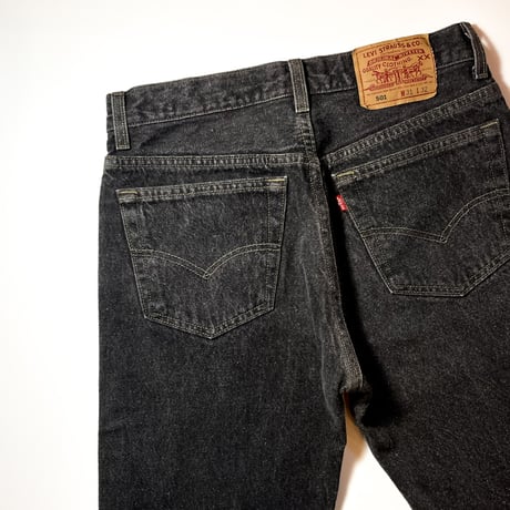 1990's Levi's 501 Black Denim Pants