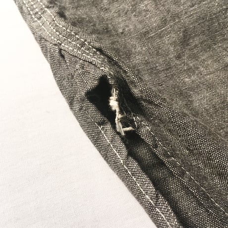 1940's SUPER OX HIDE Gray Chambray L/S Shirt