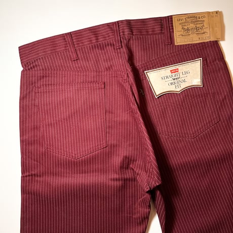 1980's Levi's 505 Pin Stripe Pants Deadstock