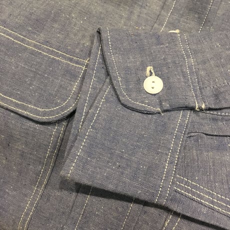 1960's BIG MAC Chambray L/S Shirt Deadstock