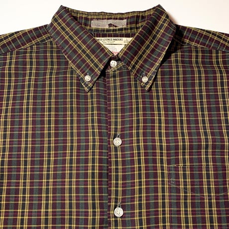 1960's Gentree Ltd. Indian Madras S/S Shirt