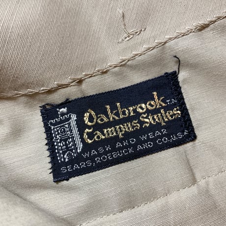 1960's Oakbrook Tapered Pants Deadstock