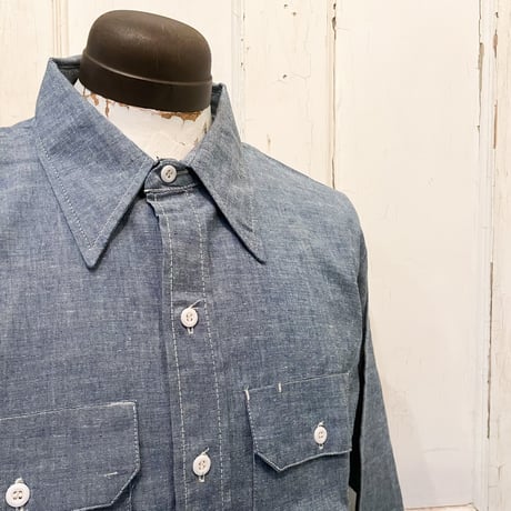 1970's DEE CEE Chambray L/S Shirt Deadstock