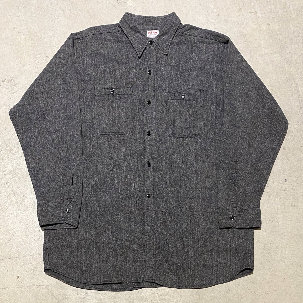 激レア【1950〜60s】オランダ製 ブラックシャンブレー ダブル size58 fit=scale-down,w=1200