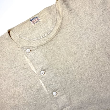 1940〜50's Pilgrim Henleyneck L/S Tee