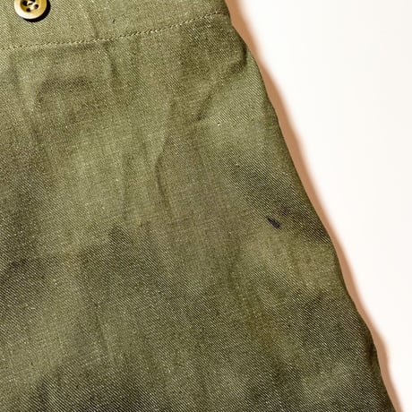 1950's British Army Green Denim Trousers Deadstock
