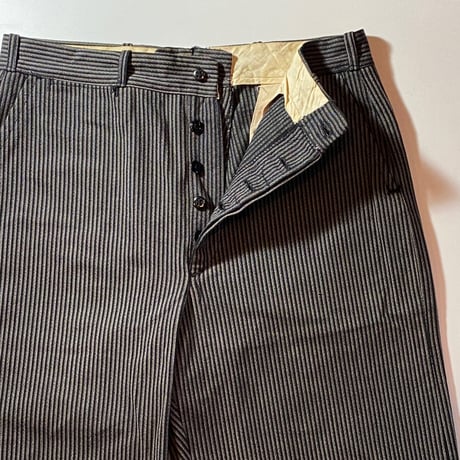1940's〜Unknown CONE FABRICS Cotton Trousers