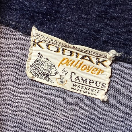 1960's KODIAK Acryl Fur Pullover Jacket
