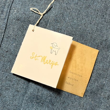 1960's St.Marys Wool L/S Shirt Deadstock