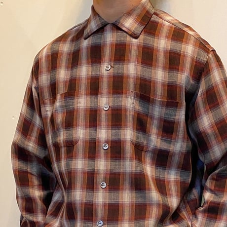 1960's McGREGOR Rayon L/S Shirt