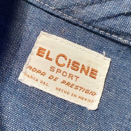 1960's〜 EL CISNE Chambray L/S Shirt