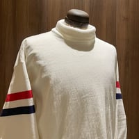 1980's THATCHER&CROSS Rugger Turtleneck L/S Tee Deadstock