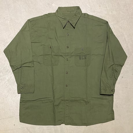 1940's〜 US.NAVY N-3 Poplin L/S Shirt