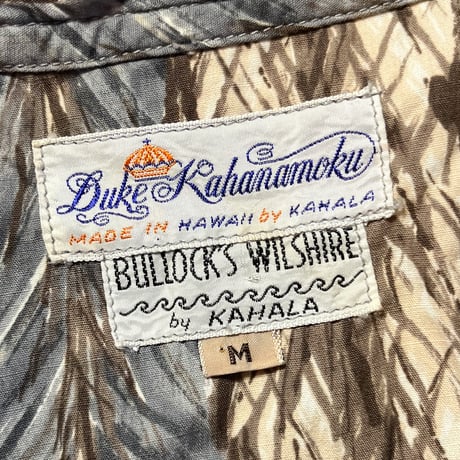 1960's Duke Kahanamoku×BULLOCK'S S/S Shirt