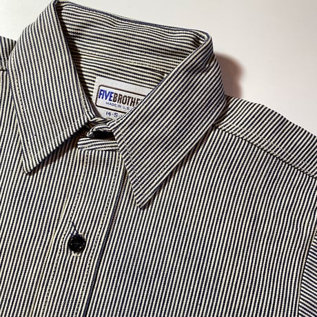 1980's〜 FIVE BROTHER Hickory L/S Shirt Deadstock