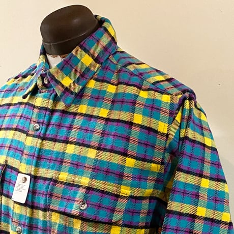 1980's L.L.Bean Heavy Flannel L/S Shirt Deadstock