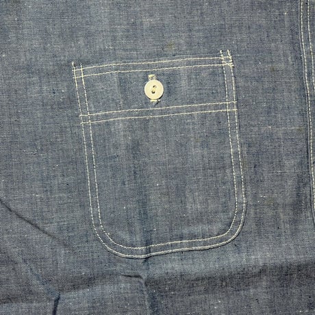 1960's Unknown Chambray L/S Shirt Deadstock