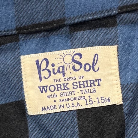 1960's Big Sol Flannel L/S Shirt Deadstock
