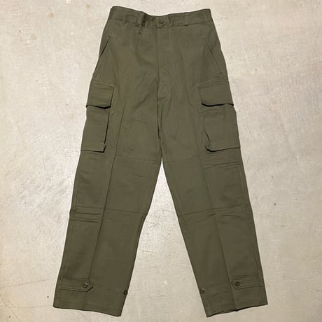 1950〜60's French Army Herringbone Trousers Deadstock