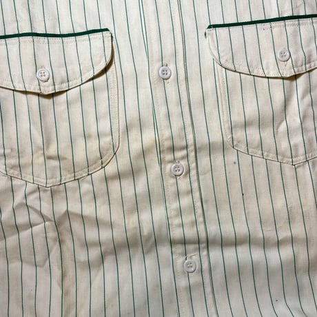 1960's Lee Coca-Cola Stripe L/S Shirt Deadstock
