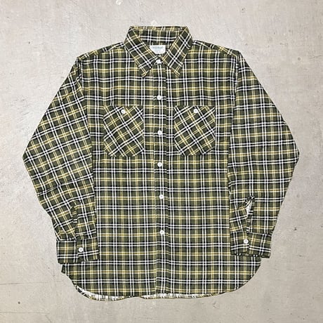 1960's Powr House Flannel L/S Shirt Deadstock