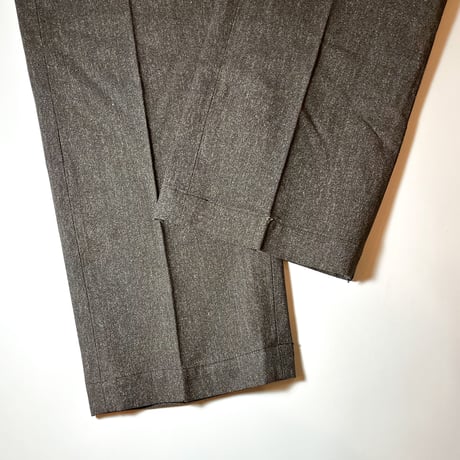 1940's Unknown Black Chambray Trousers Deadstock