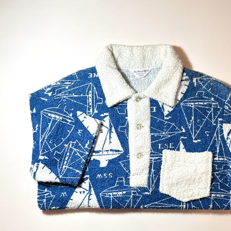 1960's Sea Island Mfg.Co. Pile Pullover S/S Shirt