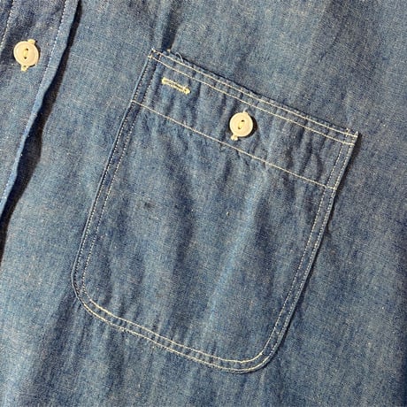 1950's〜 OX-HIDE Chambray L/S Shirt