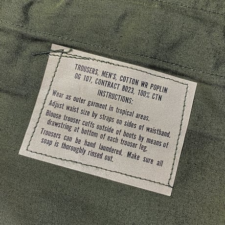1960's US.ARMY Jungle Fatigue 3rd Trousers Deadstock