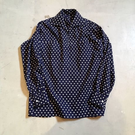 1950〜60's Unknown Pullover Dots L/S Shirt