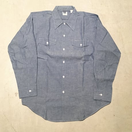 1960〜70's Lee Chambray L/S Shirt Deadstock