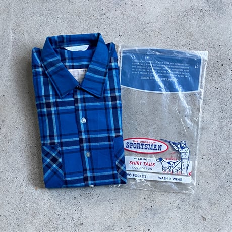 1960's Island in the Sun Flannel L/S Shirt Deadstock
