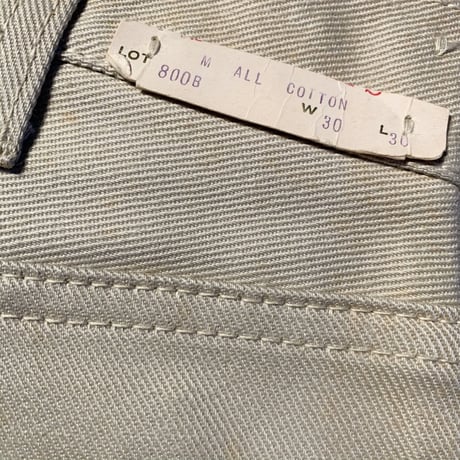 1960's Levi's 800B Twill Pants Deadstock