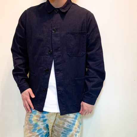 1950's〜 French Unknown Blue Covert Work Jacket