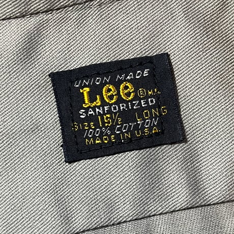 1960's Lee Cotton Twill L/S Shirt